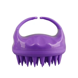 Private logo Wholesale Hair Brush Silicone Scalp Massager Shampoo Hair Massage Brush for Exfoliating To Massage scalp