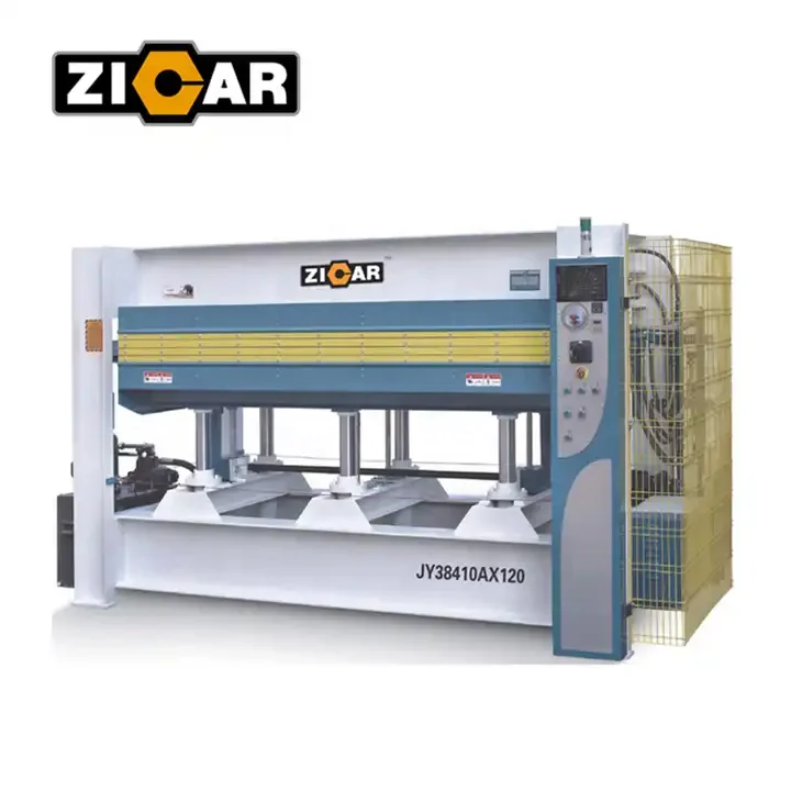 ZICAR hydraulic Full automatic Particle board MDF OSB Plywood production line particle board hot press machine