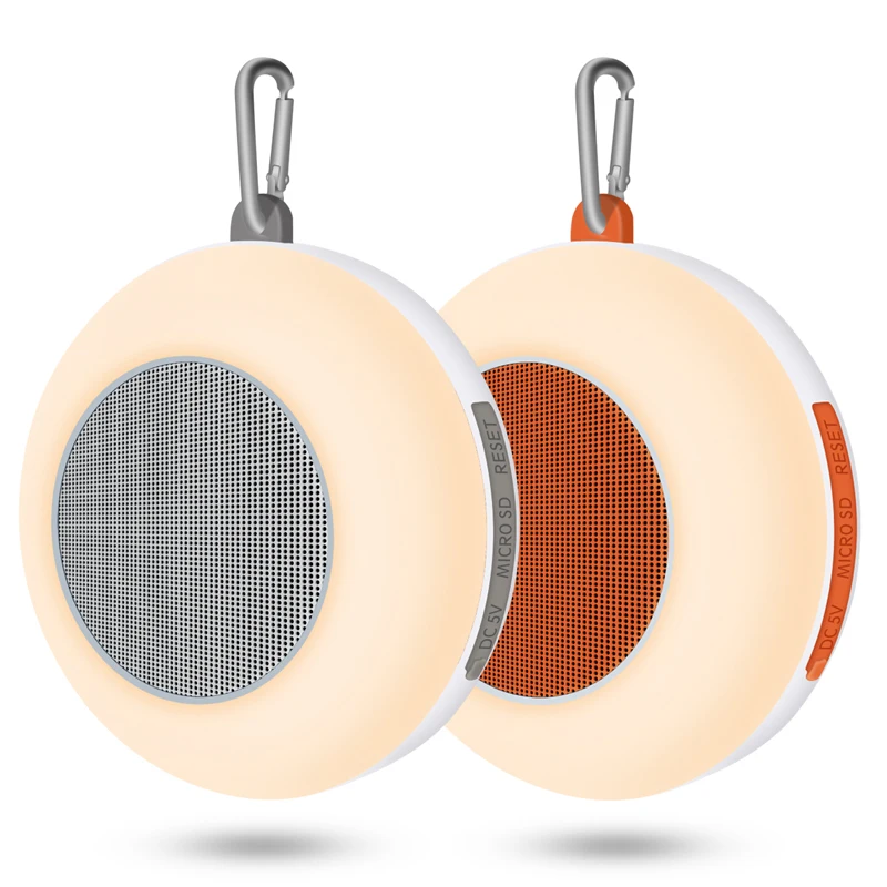 IPX5 Водонепроницаемый Мини Светодиодный Динамик Аккумуляторная Портативный Открытый Лампа Динамик для Велосипеда