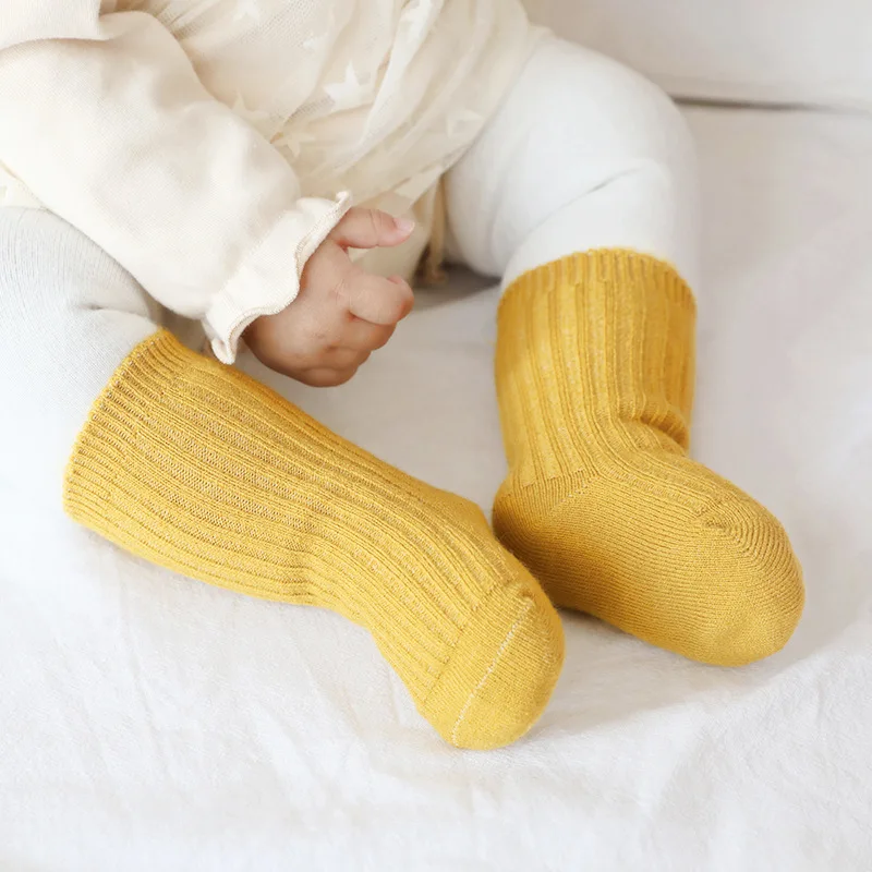 
WZ-94 baby organic cotton unisex socks can custom loose socks 