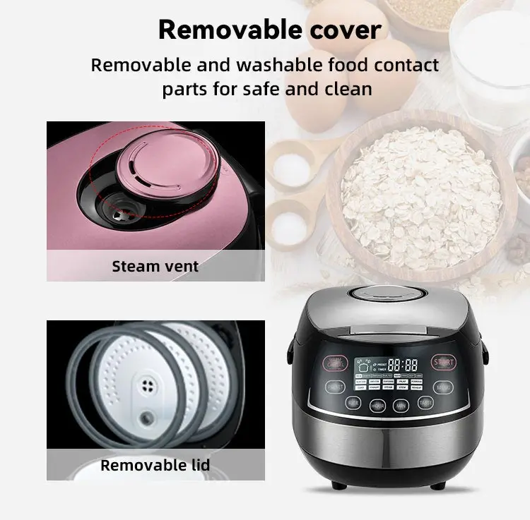 Other National Kitchen Appliances Novel Electric Big Rice Cooker Steel 4L 5L for Home Use