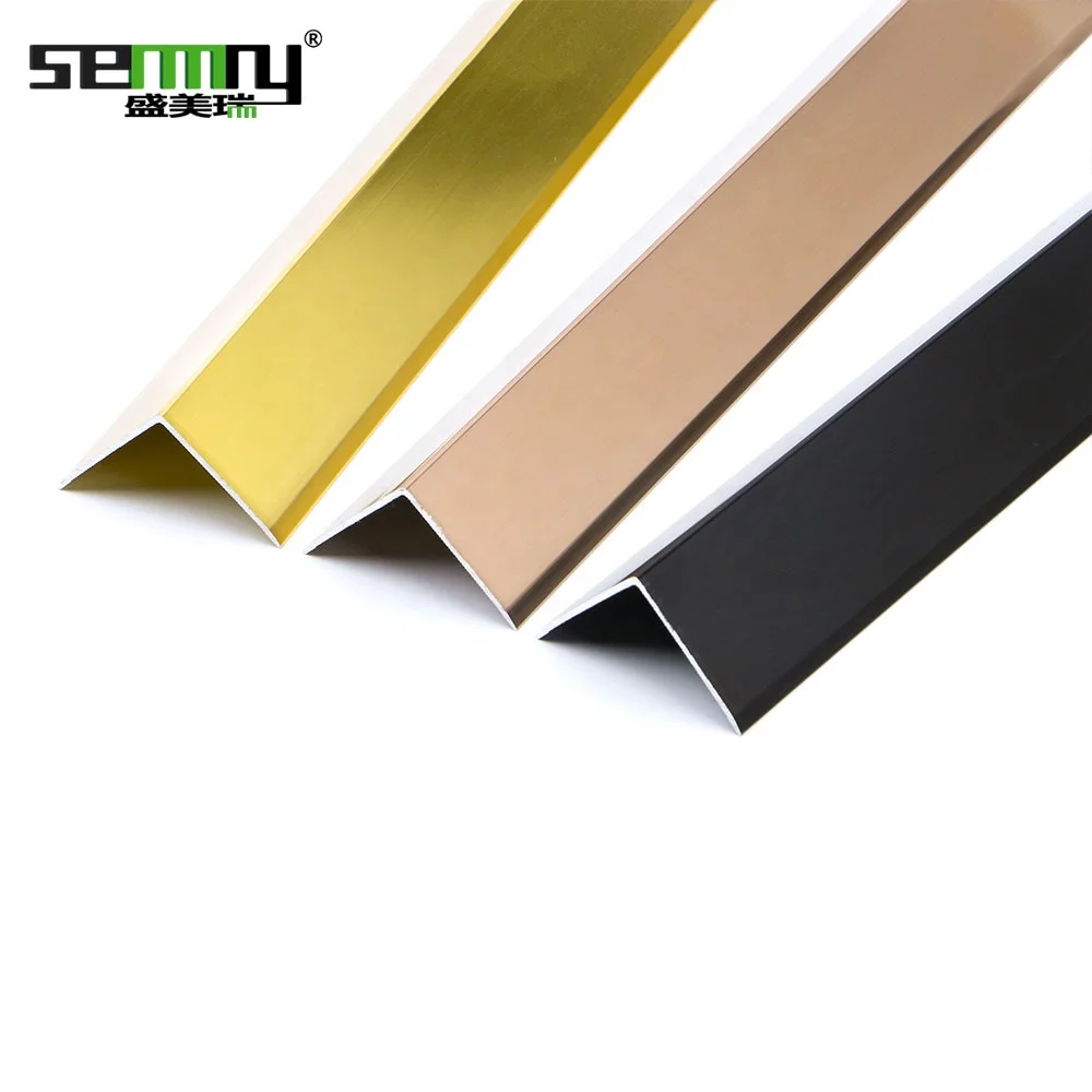 High Quality Aluminium Trim Edge Profiles L Shape Tile Trim Aluminium Trims Profiles