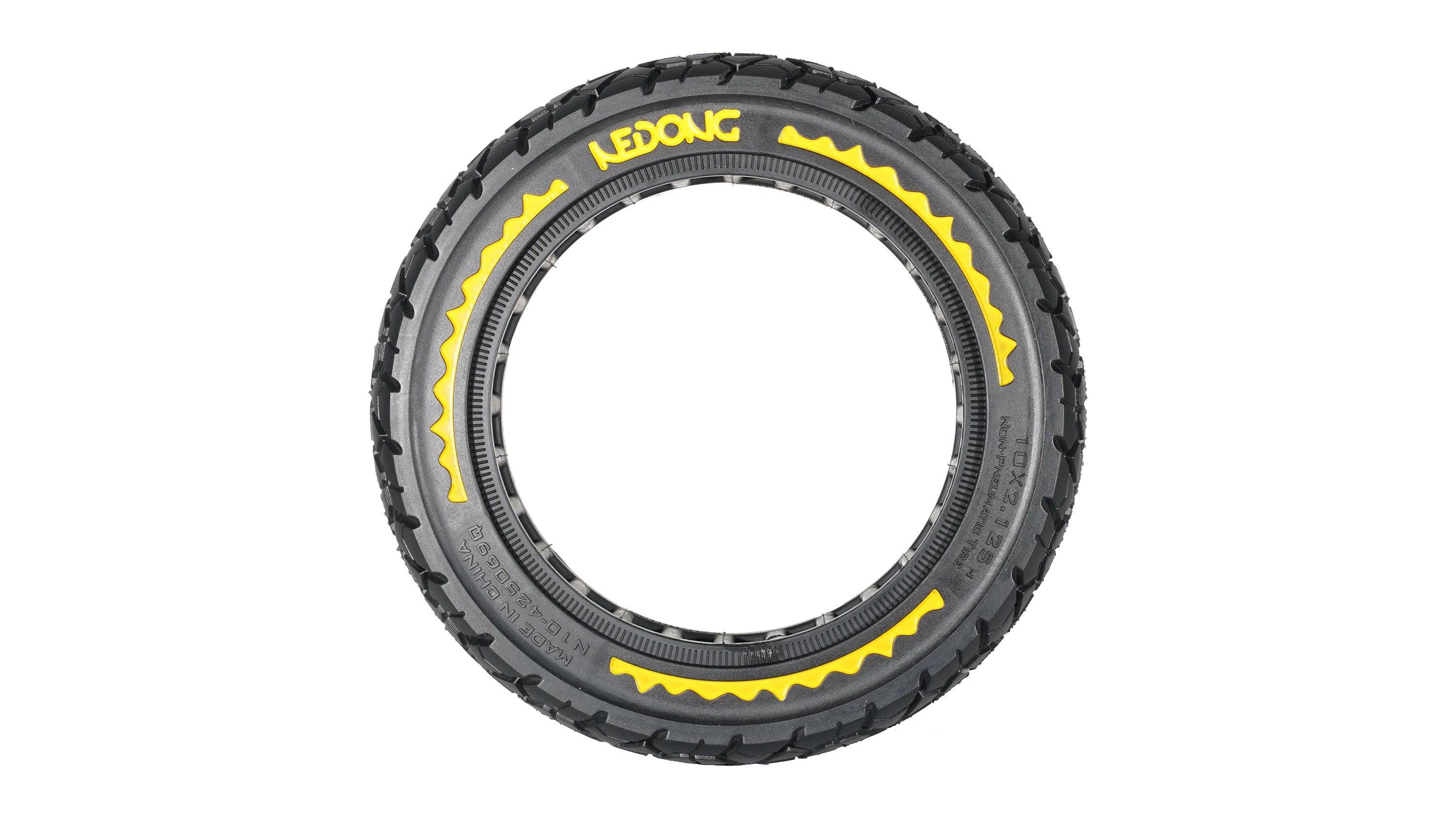 10x2.125 E-scooter Tires Anti Flat Off-road Solid Tire M365 Scooter Parts Accessories Scooter 10 Inch Offroad Tires