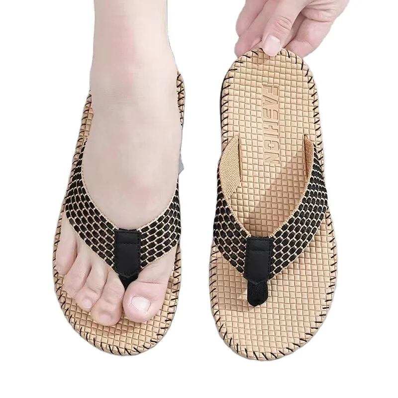 China manufacture latest design ladies slippers for men designer faux slippers famous designer brands beach slipper