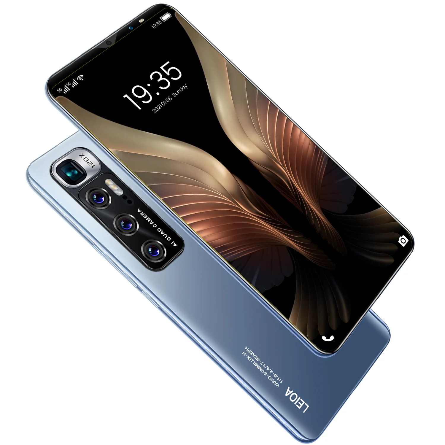 Горячая Распродажа 2021 6 1 дюймовый смартфон m10 plus 8 ГБ + 512 полноэкранный мобильный телефон с разблокировкой