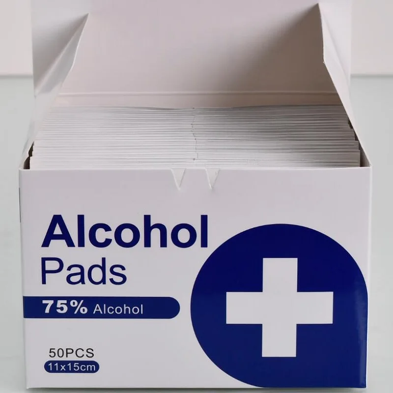 Sterilization disposable alcohol cotton pad household disinfection sterilization cleaning wipes 75% alcohol phone cleaner