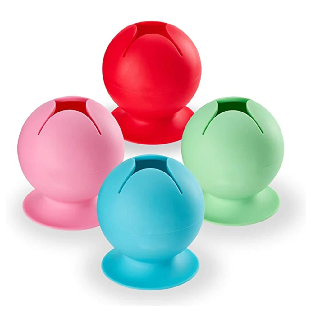 Silicone craft vinyl weeding tools collector waste storage box organizer vinyl weeding scrap container with suction cups