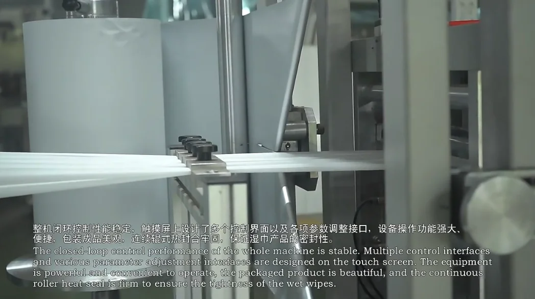 The factory Single piece independent packaging machine for Wet paper towels automatic