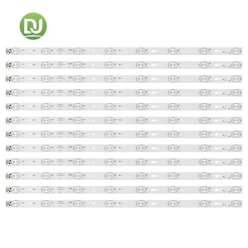 Factory direct Heier 55 TV backlight LED strip 8lamps 555mm LE55F3000W LE55A910 LE55M35S LED55D8-ZC14-05 for TV replacement