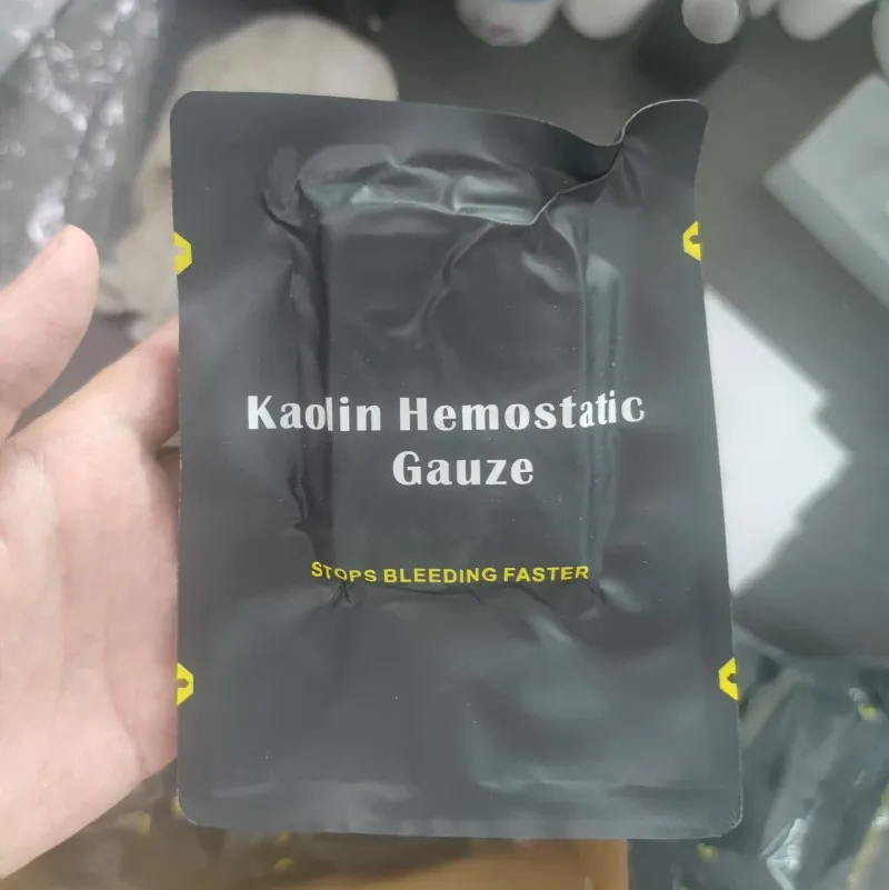 YD1100 Kaolin Z-Fold Tactical Gauze Hemostatic israeli kaolin gauze
