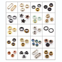 SHIWANG Wholesale 5 8 10 13MM Red Blue Custom Gold Copper Anti-Brass Round Eyelet Metal Garment Eyelet for Bag Hat Shoe in Stock