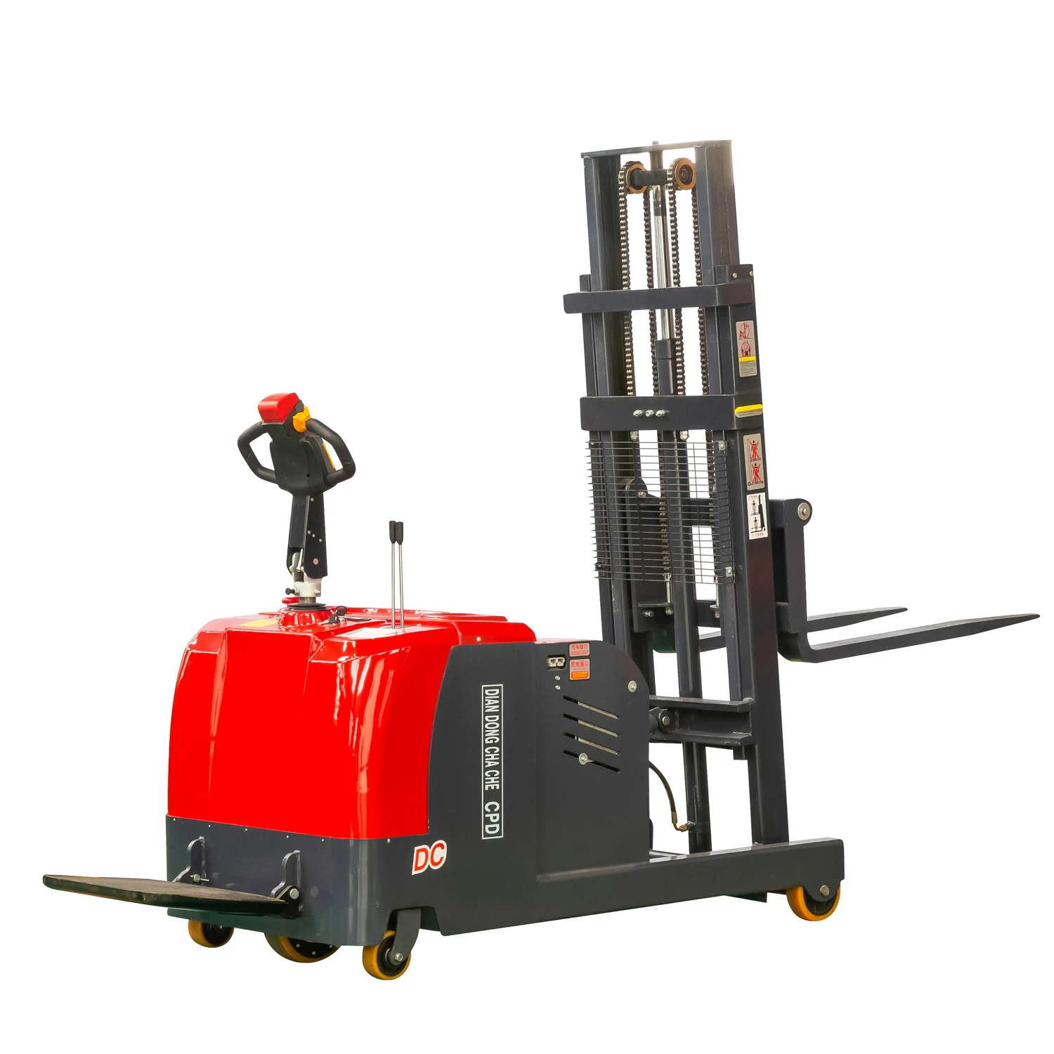 Walkie Type Full Electric Stacker Forklift 1t 1.5t 2t Electric Pallet Truck for Warehouse and Container