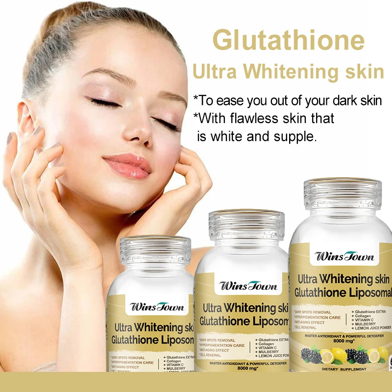 Private Label Ultra Whitening skin Glutathiones Liposomal Softgel Anti Aging Supplement Glutathiones Capsules for skin