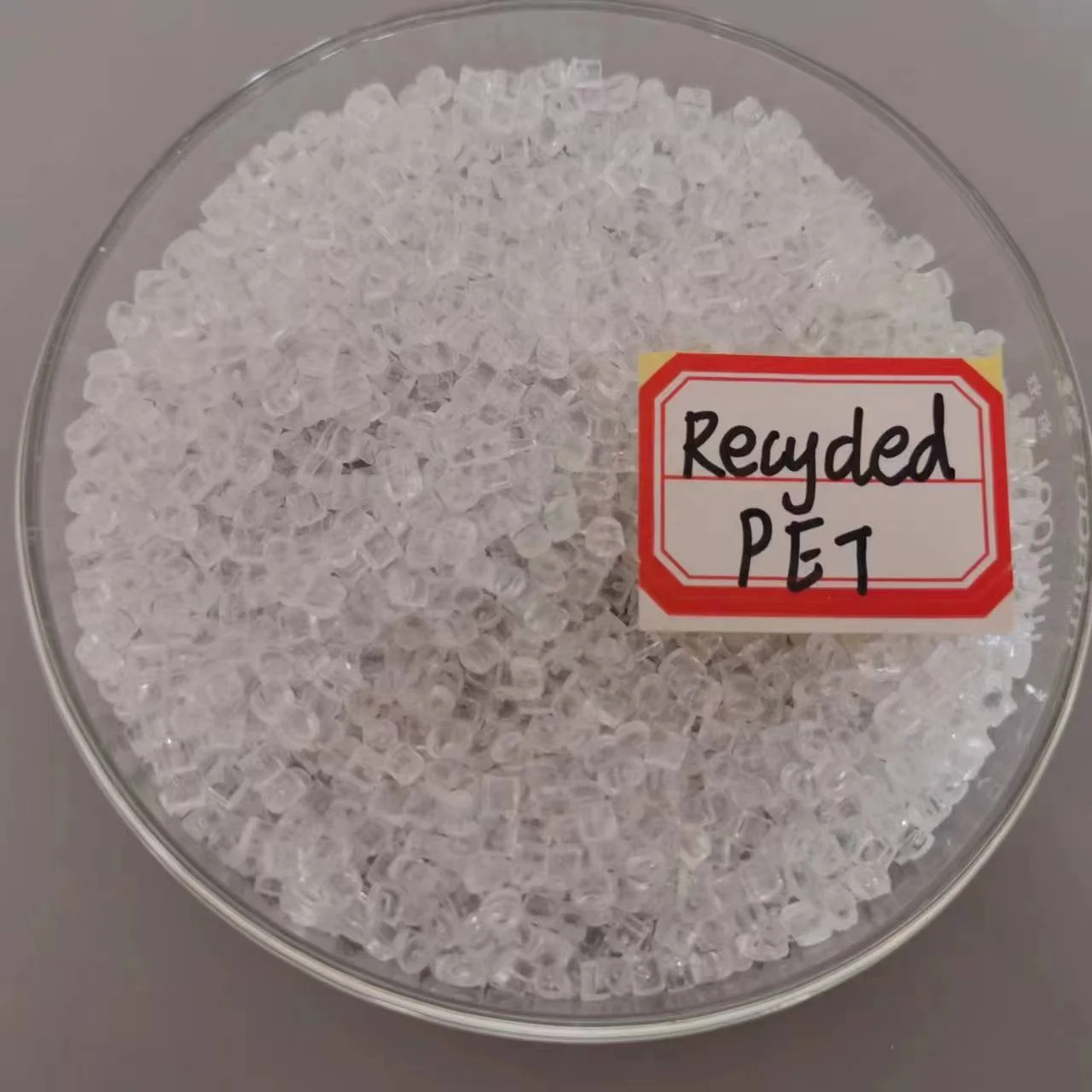 Factory  price recycled PET transparent granules