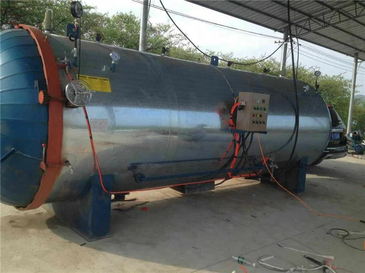 Commercial Double Doors Horizontal Mushroom Autoclave