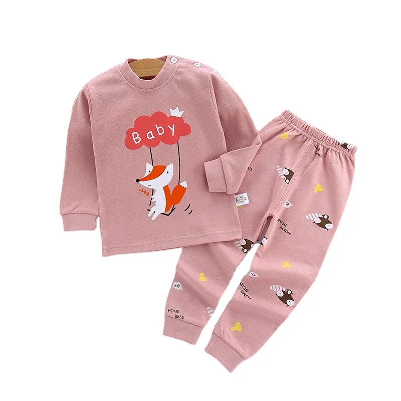 New Arrival Children Clothes Girls Outfits Kids Clothing Sets Printing Long Sleeve T shirt  and Pant  for Child