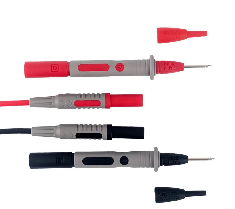 Тестовые щупы с вилкой типа «банан», измерительные выводы 4 мм, зажимы типа «крокодил», крюк-захват, набор тестовых проводов для измерения