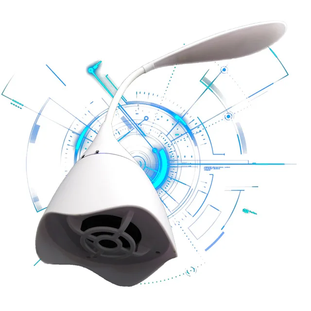 Светодиодная настольная лампа с Bluetooth динамиком и сенсорным управлением Офисная