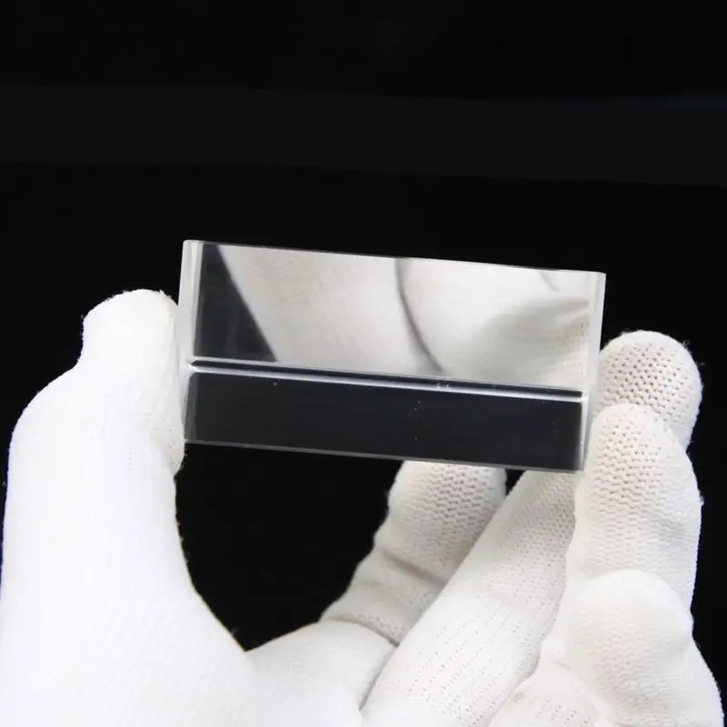Customize optical transparent right angle prism crystal equilateral  triangular prism