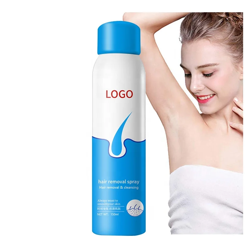AEROSOL manufacturer OEM ODM hair remover cream foam Best Private 120ml 150ml permanent hair remover spray for men and woman