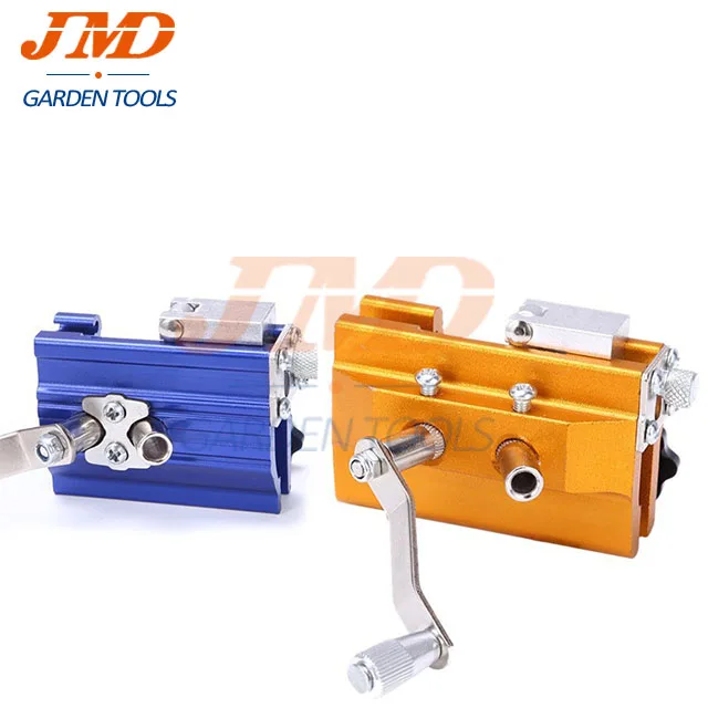 Manual Chain Saw Sharpening Tool Portable Hand Chain Sharpener Aluminum Alloy Portable Hand Cranked Chain Sharpener Tool