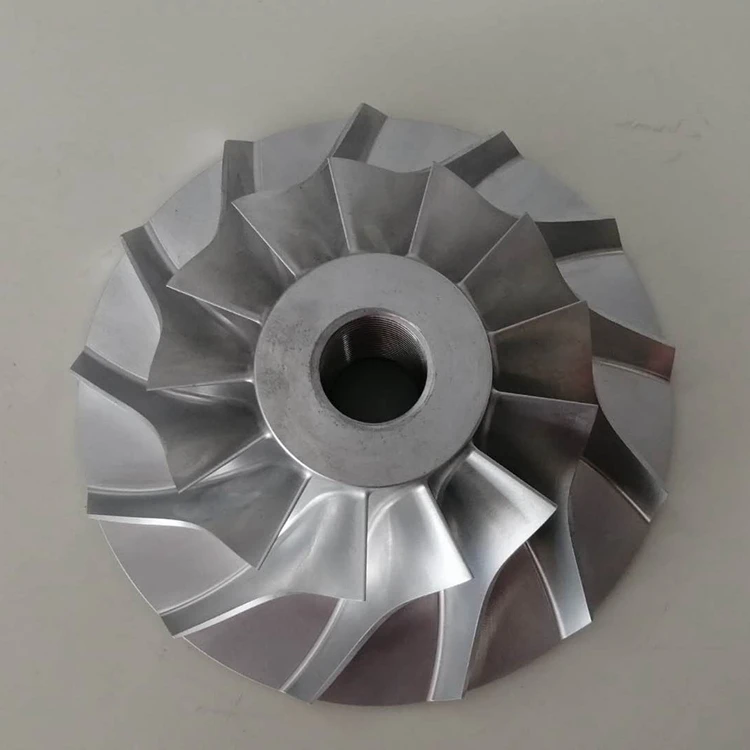 
Stainless Steel Forging Curved Blade Marine Impeller Fan Impeller Water Pump Impeller 