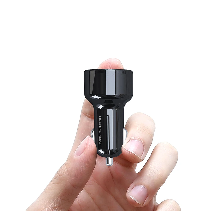 
Wholesale 3.4A Dual USB-A Port Car Charger 