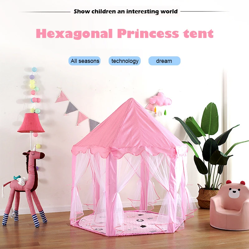 Factory Direct Supply Cartoon Portable Retractable Hexago Child Cheap Tents For Sale