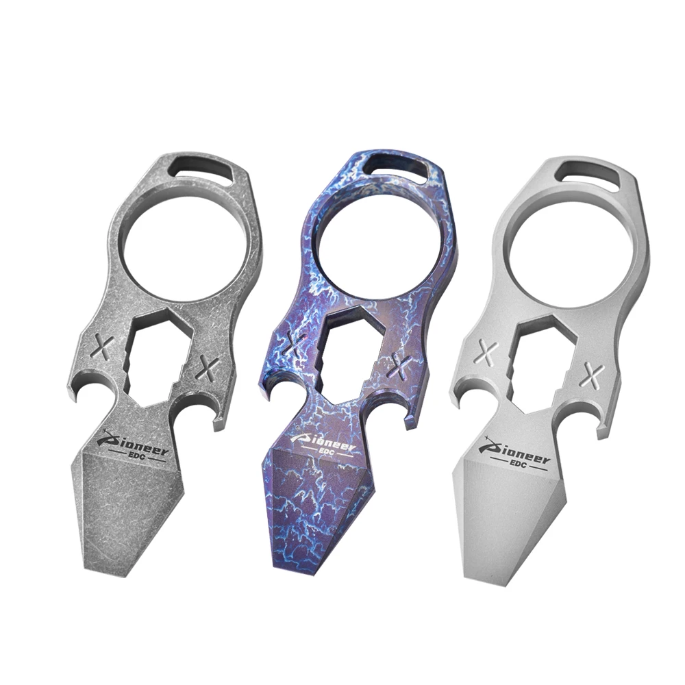 Titanium Alloy  Pry Bar Crowbar Bottle Opener EDC Multi Tool  Multifunction Outdoor Tools