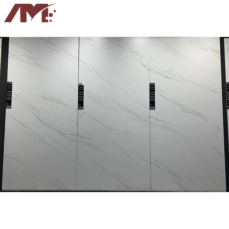 High Quality Glossy Polished Porcelain Sintered Stone Large Slabs Tile Wall Decorative Quartz Countertop
