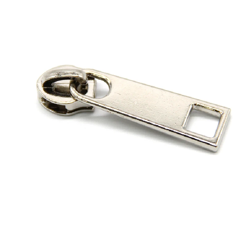 
UYY Custom Non Lock Sliver #5 Zipper Slider for Nylon Zipper Puller 
