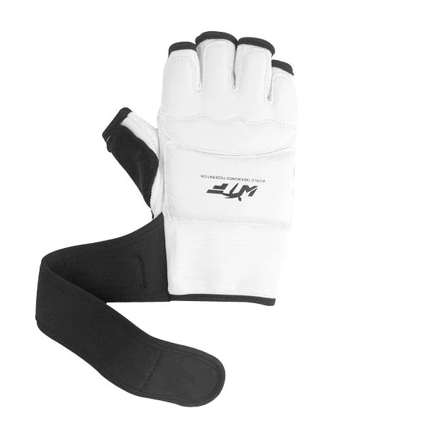 Professional high quality martial art training sports hand guard half finger taekwondo gloves