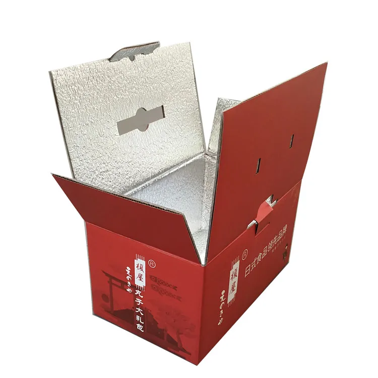 Custom Insulated Foam Shipping Food Packaging Thermal Carton Cooler Meat Boxes