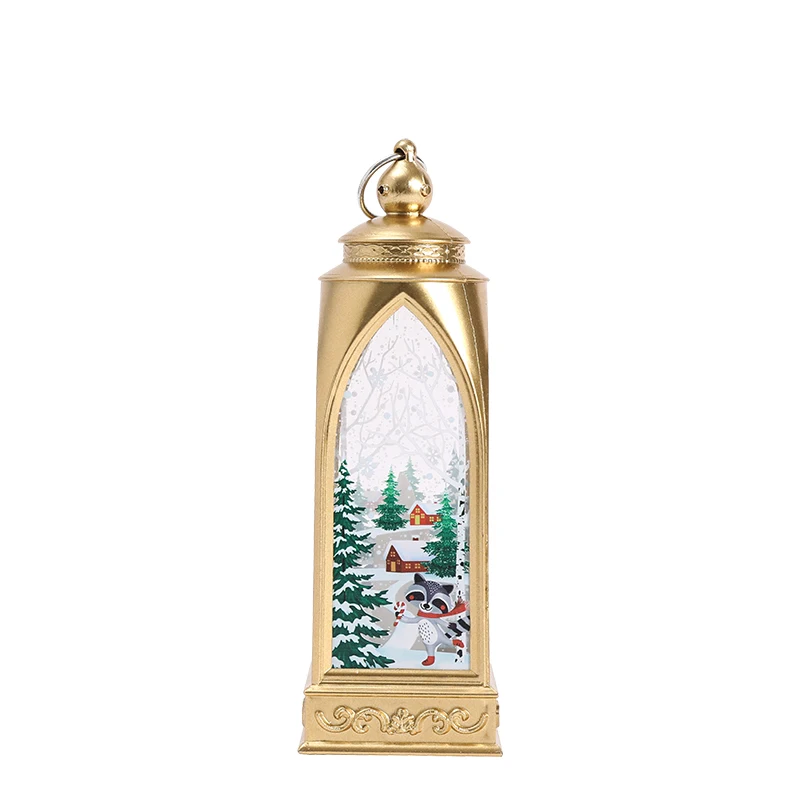  Weijiule ZF-073B-1 2021 новый продукт один воск Рождество цветная печать Арка фонарь для