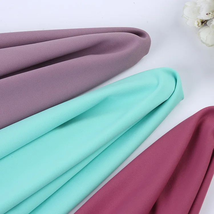High density 4 way stretch 82% nylon 18% Elastane knitting yoga sports wear fabric for bra tshirt