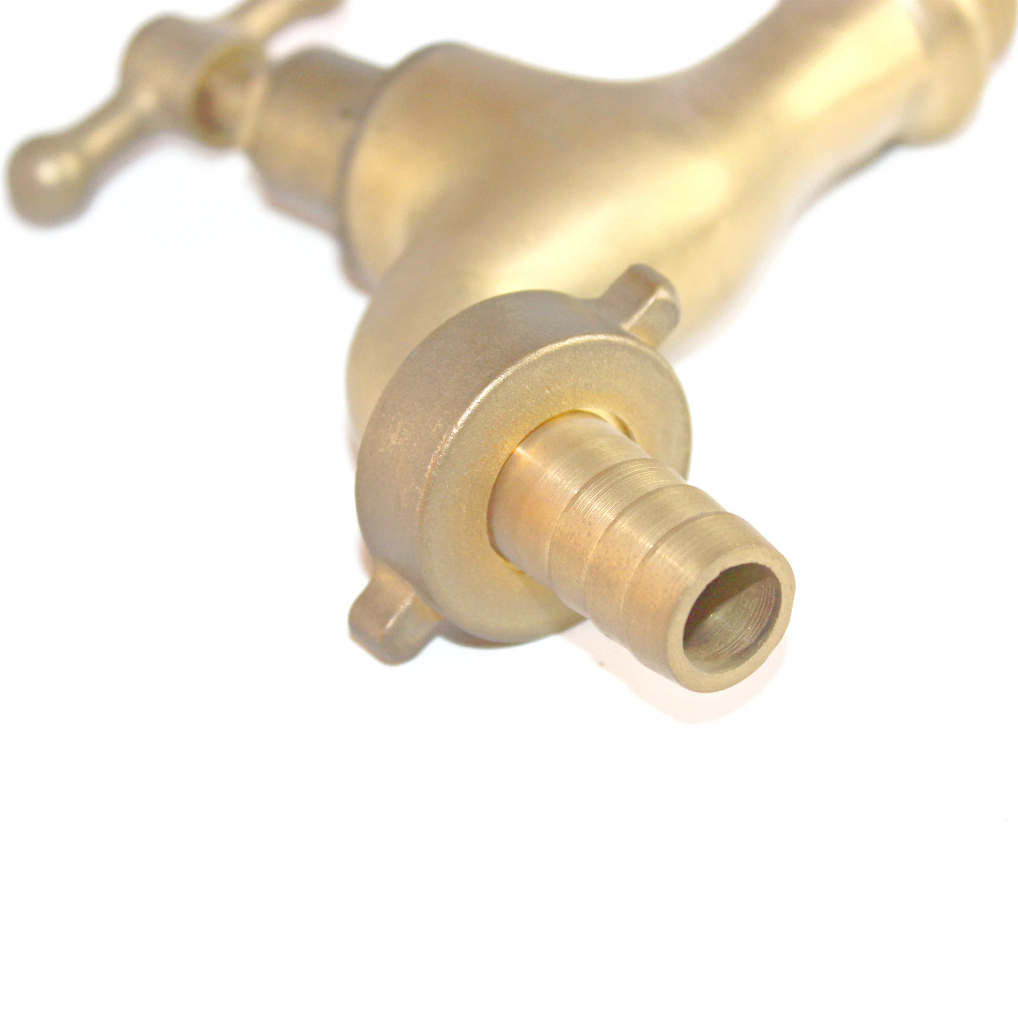 Free sample out door 3/4  brass water garden tap wall mounted bibcock for water control with Removable water nozzle