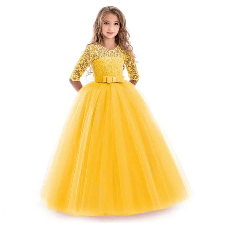 
Little Girls Child Clothes Stitching Designs Dress Material Photo Tutu Birthday Dress From China Supplier 