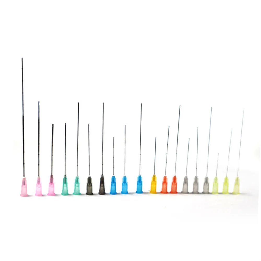 Disposable micro cannula blunt tip needle for beauty cannula for dermal filler 14G 16G 17G 18G 21G 22G 23G 25G 27G 29G 30G