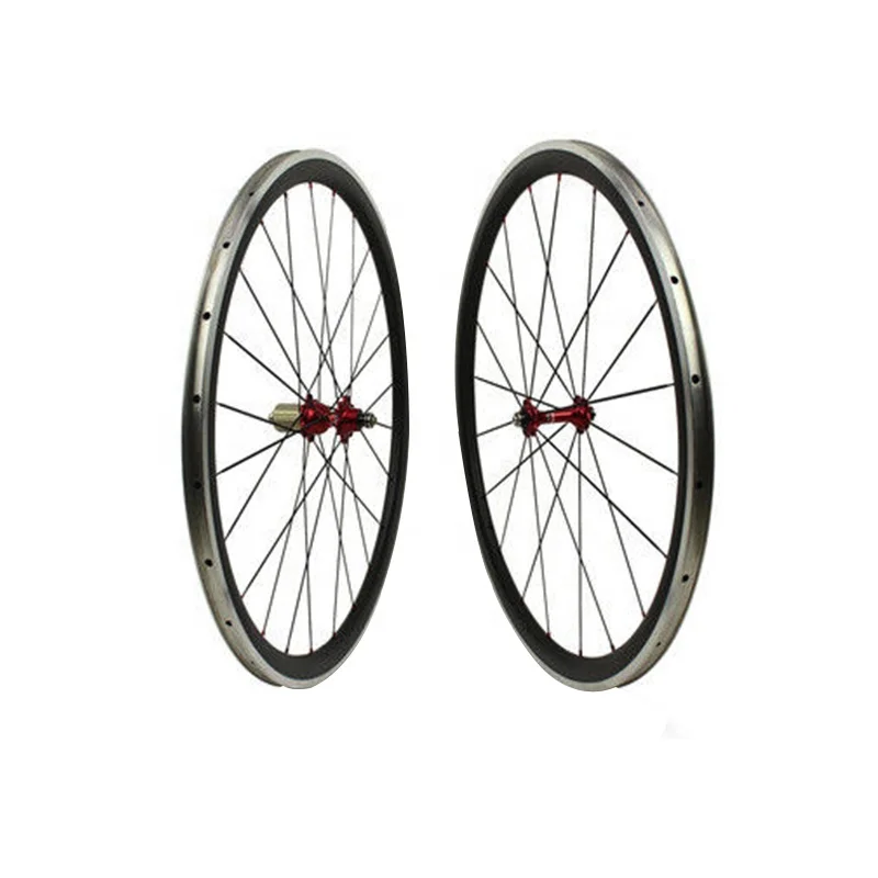 25mm Wide 38mm Deep China Xiamen Bike Lightweight T1000 Cycling Wide Carbon Wheels Clincher 700C Wheelset