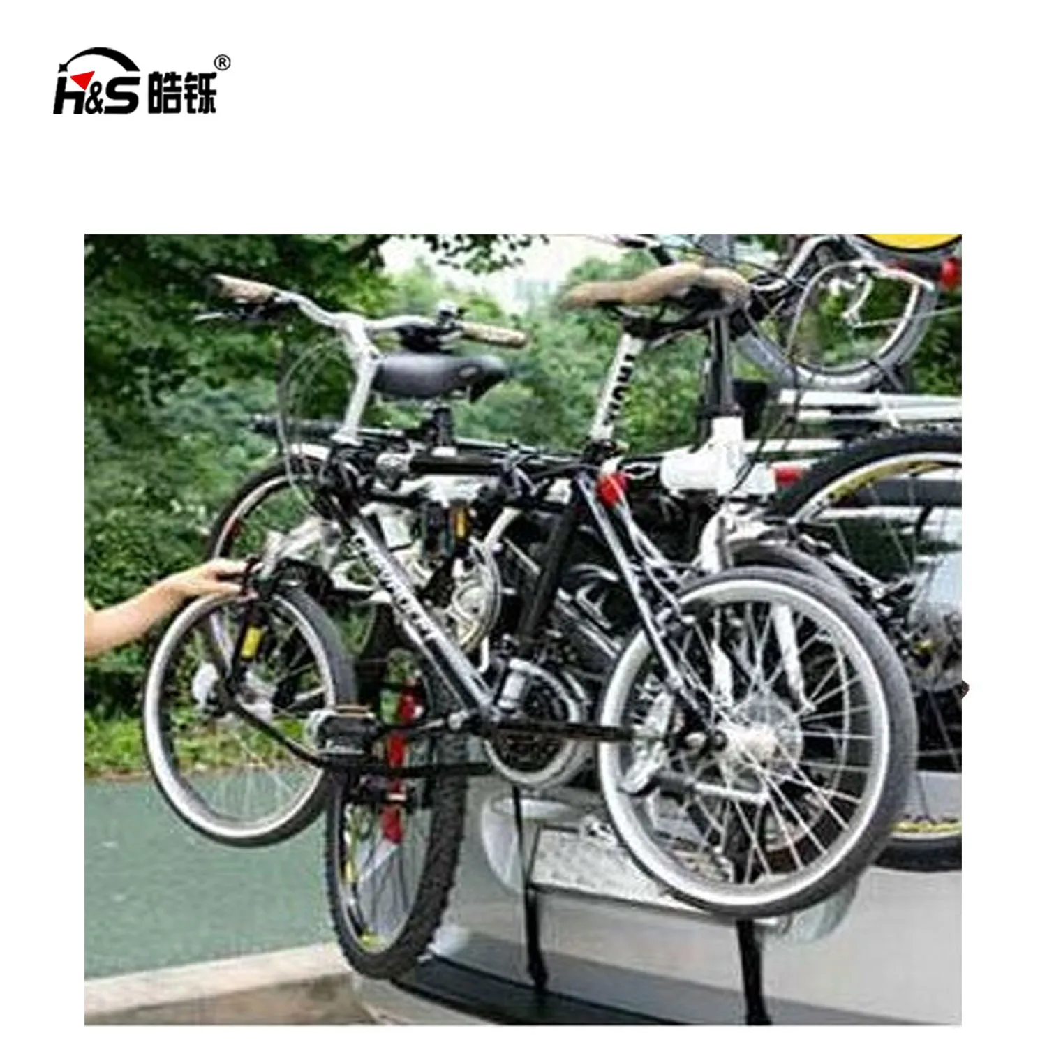 bicycle accessories 3 bike car cycle carrier Car Rear Mounted Bicycle Rack Carrier
