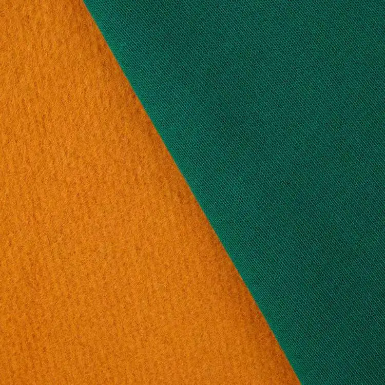 95% organic combed cotton 5%spandex 250 300 500 600gsm French Terry rolls fabrics for Cloth hoodies sweatshirt