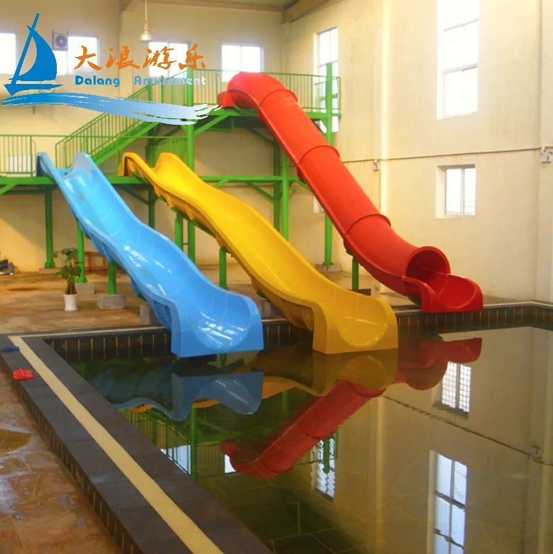 China Manufacturer  Water Slide Parts Water Play Ground Kids Slide Kids Play Equipment Commercial Water Slide 1 Person/Lane