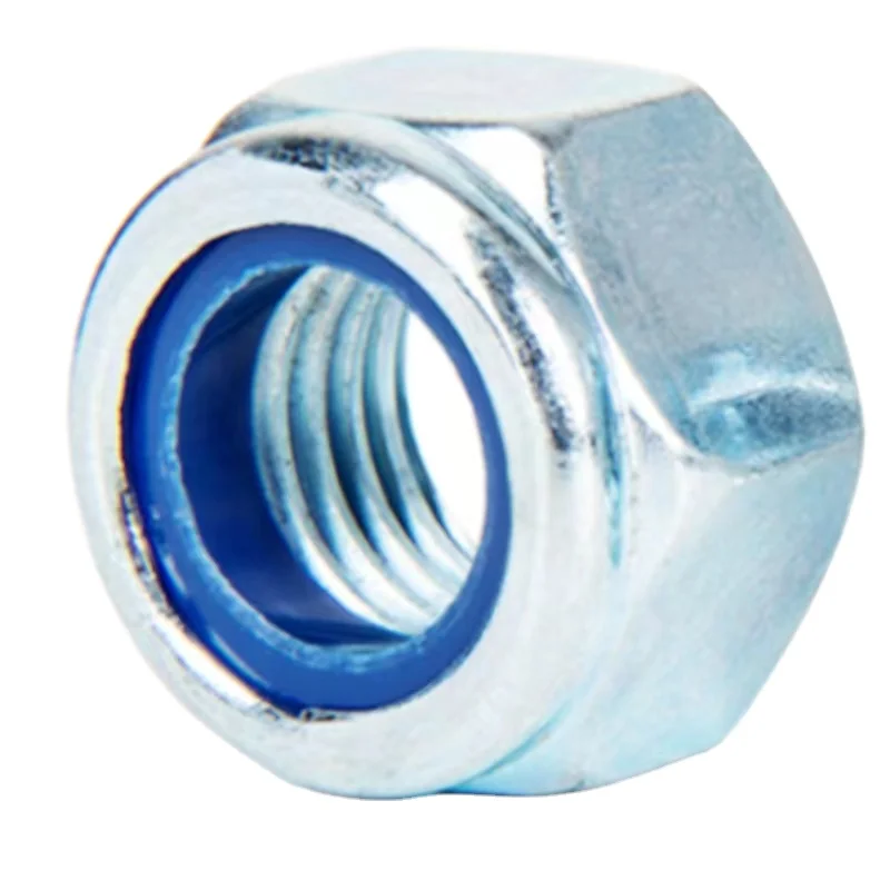 DIN985 DIN982 China Manufacturer Galvanized M8 M10 M12 Nylock Nut Nylon Insert Lock Nut