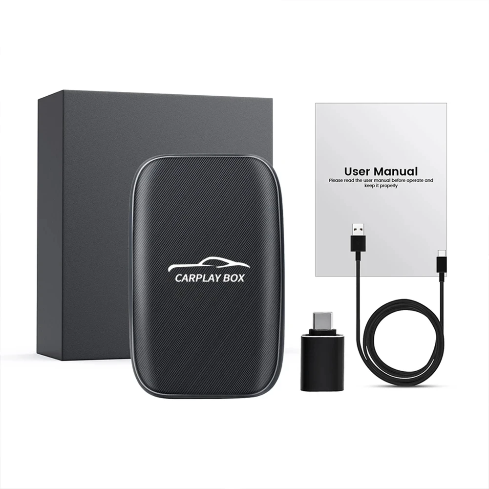 Wireless Android Auto Adapter Carplay Ai Box Car Multimedia Video Box Bluetooth-Compatible Dongle For Car Netflix YouTube Google