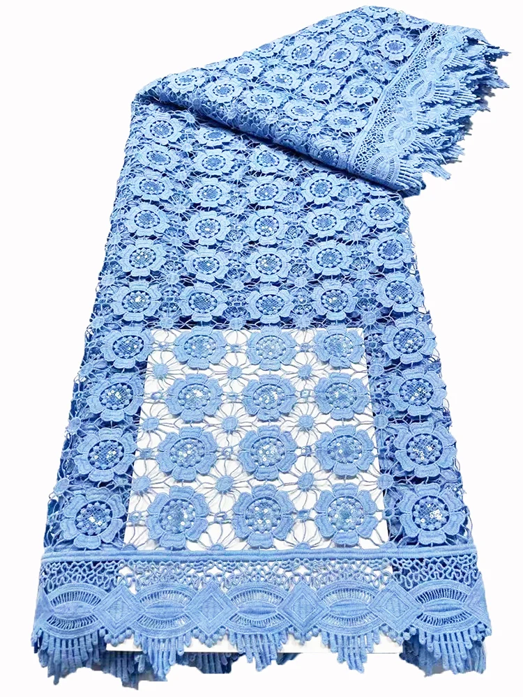 lace fabric factory 2021 bridal african guipure lace fabric embroidery dry lace fabric