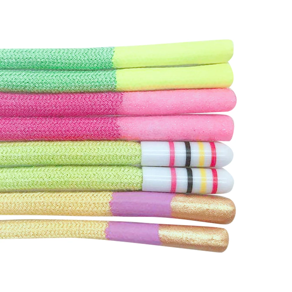 Color Custom High Strength Round Stretch Drawcord Metal Stopper With Rubber Tip