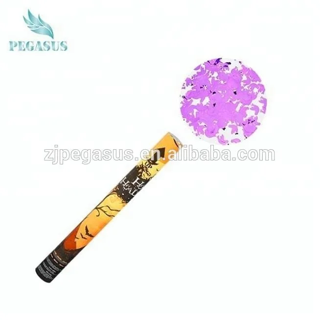 Good Quality New Compressed Air streamers biodegradable Custom Iron Bottle Party Popper paper flowers confetti shooter