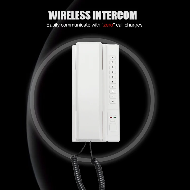 Hot Sale Full Duplex Dual Way Desk Telephone Intercom Wireless Audio Intercom System