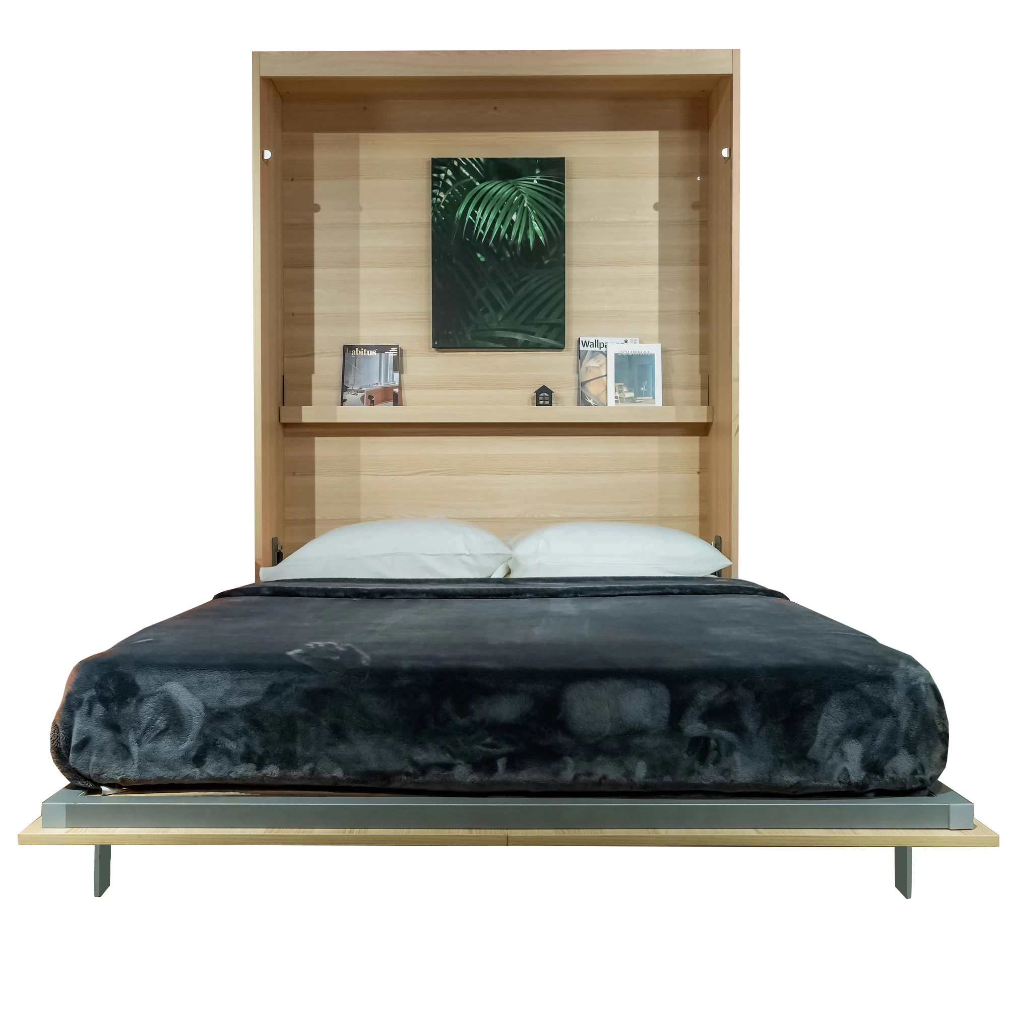 
space saving home furniture used folding wall mounted bed mechanism pull down wall bed 