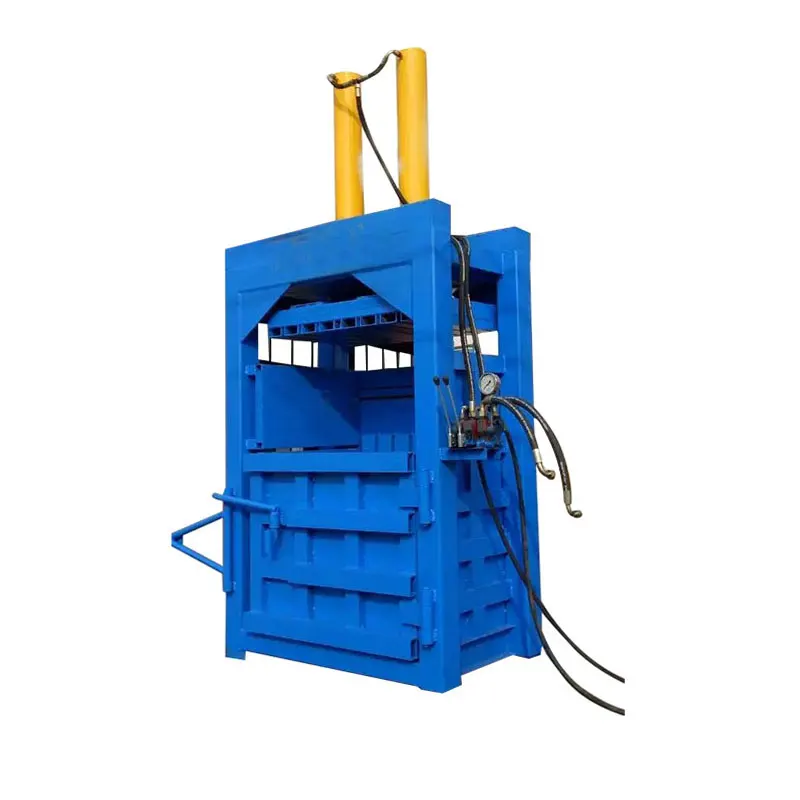 baling press straw, cotton, waste paper bagging machine with Reliable Quality hydraulic pressed baling machine